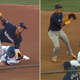 Illustration for article titled Manny Machado Had Some Questionable Slides Against The Brewers